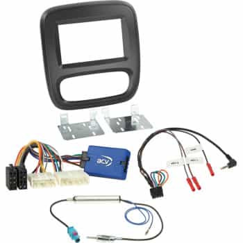 2-DIN kit Fiat/Nissan/Opel/Renault manual climate control