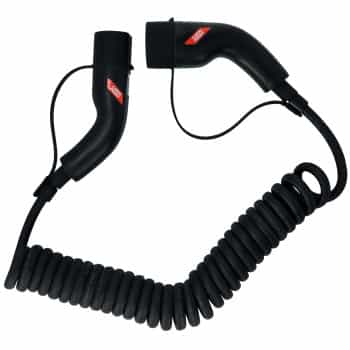 Carpoint Spiral Charging Cable Electric Car Type2>2 32A 1ph 6 meters