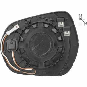 Mirror glass, exterior mirror 1407226 Diederichs