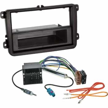 2-DIN kit Volkswagen - Seat - Skoda with storage compartment