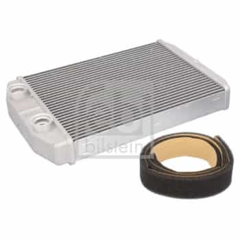 Heater radiator, interior heating
