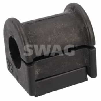 Stabilizer bearing on control arm