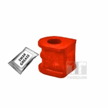 Stabilizer bearing on wishbone