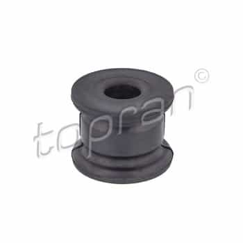 Stabilizer bearing on control arm