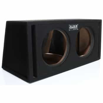 AUDIO SYSTEM Double-empty-housing. Bass-reflex-housing 2x30 Liter for 2x25 cm Bass