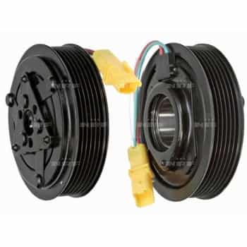 Magnetic clutch, air conditioning compressor