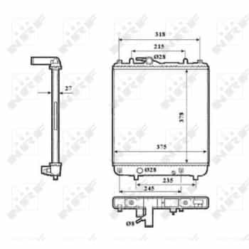 Radiator, engine cooling