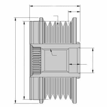 Dynamo freewheel