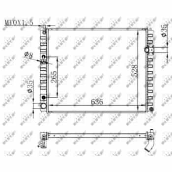 Radiator, engine cooling