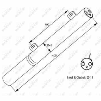 Dryer, air conditioning EASY FIT 33196 NRF