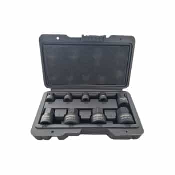 WT-8744 Stubby impact socket set | Allen | 9-piece