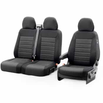 Original Design Fabric Seat Cover Set 2+1 suitable for Opel Movano C 2022- (split in back of bench)