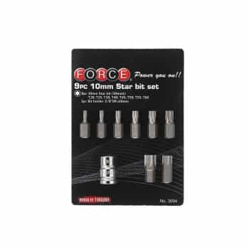 Force Bit set 10mm Torx 9 pieces