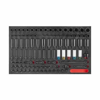 100pc 1/2DR. Impact socket set (10318 EVA)