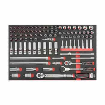Force 3/8" Socket and Bit Socket Set 98-piece (EVA)