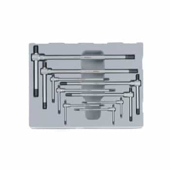 Force Adjustable T-Handle Allen Key Set 9 Piece