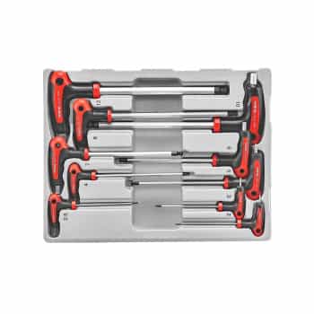 Force T-handle Allen key set 10-piece