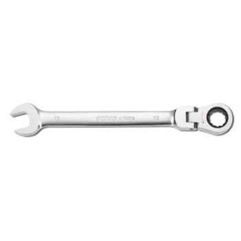 Hinge-Ratchet ring spanner 12-side 18mm