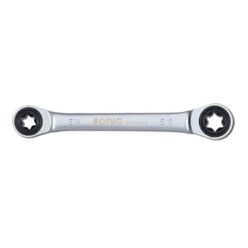 Double TX-E ratchet wrench E6xE8