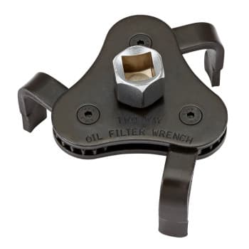 Oil filter wrench, 3 clamps