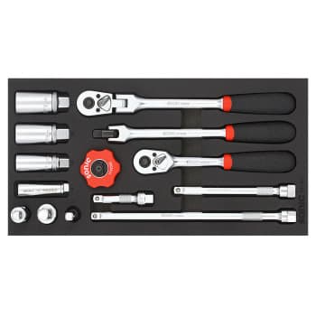 Sonic Socket set 3/8", SFS 1/3 14-piece