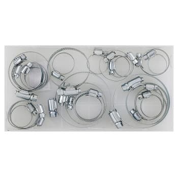 Assortment of hose clamps 26 pieces