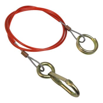 Breakaway cable for overrun brake 110cm