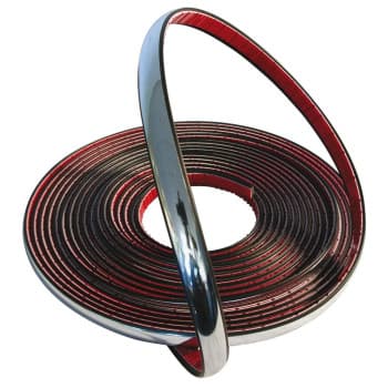 Decoration strip chrome 12mm 8m