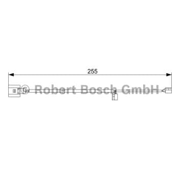 Warning Contact, brake pad wear 1 987 473 013 Bosch