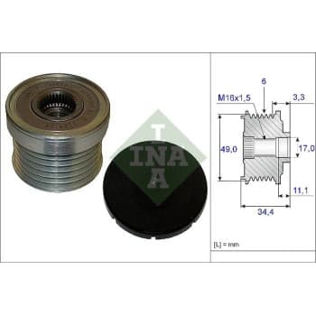 Alternator Freewheel Clutch 535018310 Ina