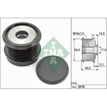 Alternator Freewheel Clutch 535029310 Ina