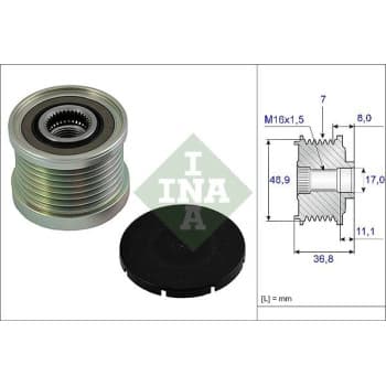 Alternator Freewheel Clutch 535008110 Ina