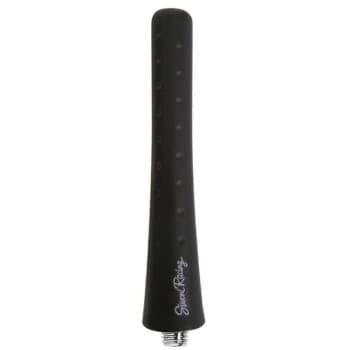 Simoni Racing Aluminum Antenna Rubber - Black - Length 8cm