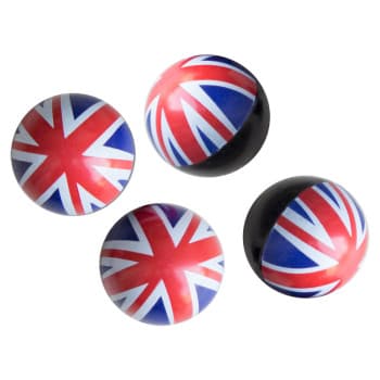 Simoni Racing valve caps UK Flag