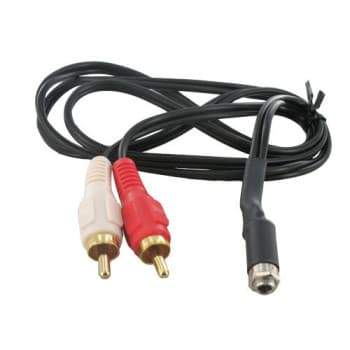 Radio connection cable jack