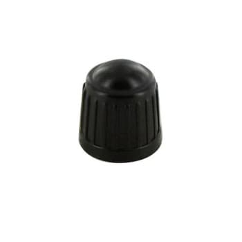 Valve cap black plastic 4 pieces