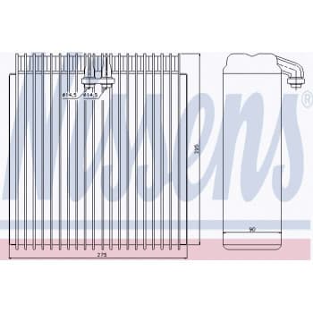 Evaporator, air conditioning