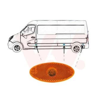 Side Marker Light 4388975 Van Wezel