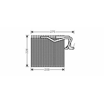 Evaporator, air conditioning
