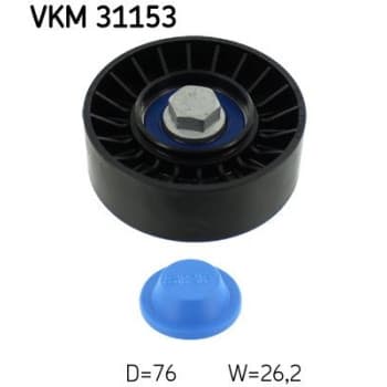 Deflection/Guide Pulley, v-ribbed belt VKM 31153 SKF