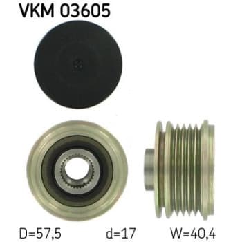 Alternator Freewheel Clutch VKM 03605 SKF