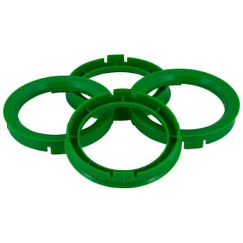 TPI Centering Rings 72.5->57.1mm Green 4 pieces