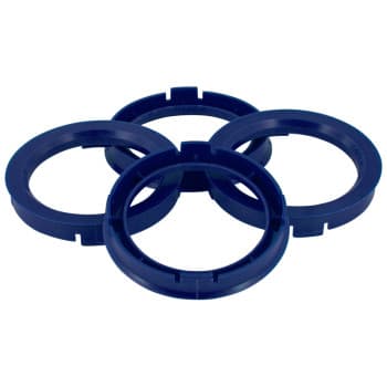 TPI Centering Rings 73.0->56.6mm Blue 4 pieces