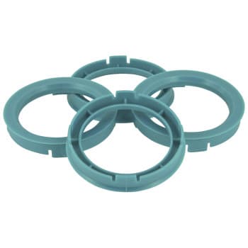 TPI Centering Rings 74.1->60.1mm Blue 4 pieces
