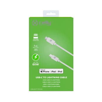 Celly USB-C - Lightning MFI cable