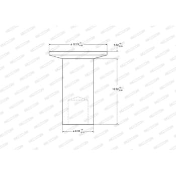 Spreading staple, drum brake lining