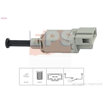 Switch, clutch control (cruise control) Made in Italy - OE Equivalent 1.810.152 EPS Facet