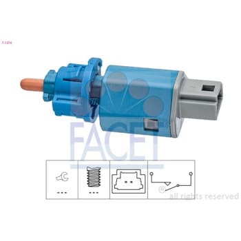 Switch, clutch control (cruise control) Made in Italy - OE Equivalent