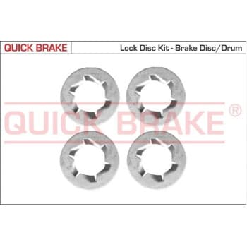 Screw set, brake disc