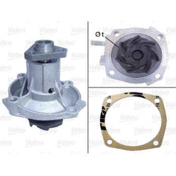 Water pump, engine cooling 506148 Valeo